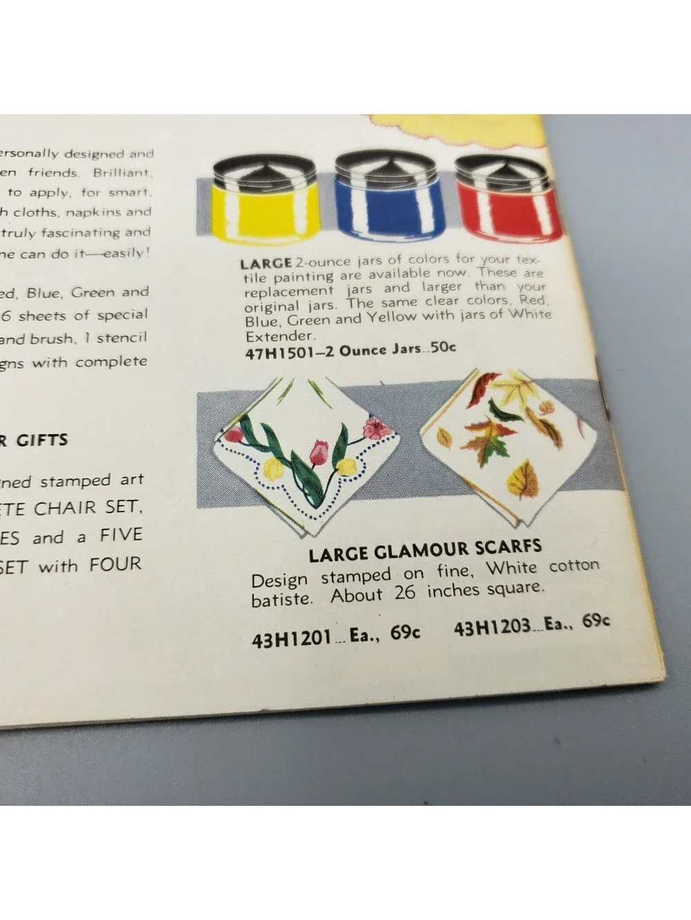 Vintage 1949-50 Catalog Aunt Ellen's Complete Guide to Needlework w/ Order Form